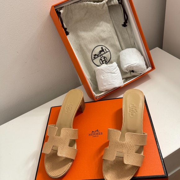 Hermes Oasis Sandal Beige Natura - Picture 4 of 6